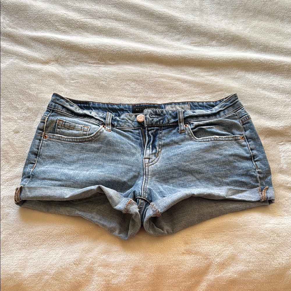 Aeropostale Light Blue Jean Shorts for Women